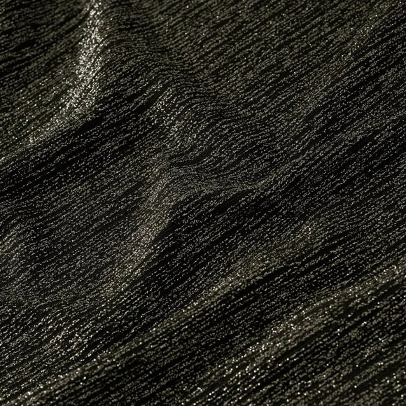 MANGO Black Lurex Knitted Short Sleeve T-shirt Sz L NWT - Picture 7 of 10